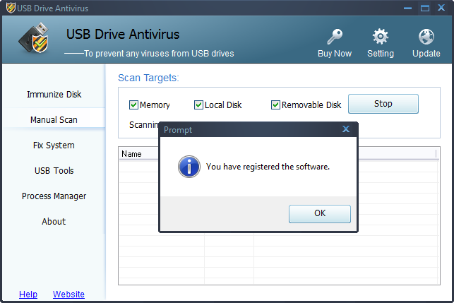 scan mac usb hard drive for virus using windows 7?